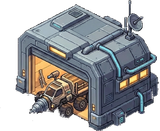 Rover Garage — in-game building sprite
